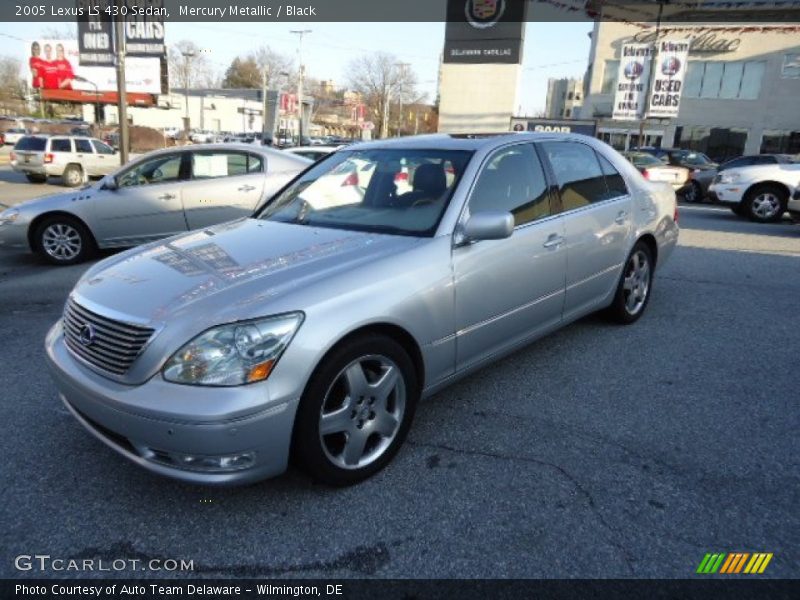 Mercury Metallic / Black 2005 Lexus LS 430 Sedan