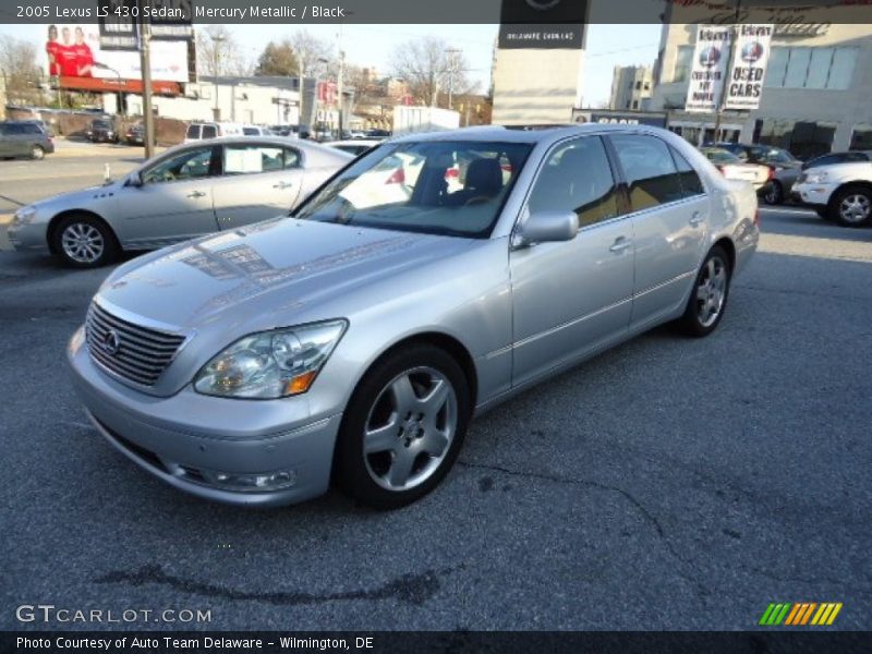 Mercury Metallic / Black 2005 Lexus LS 430 Sedan