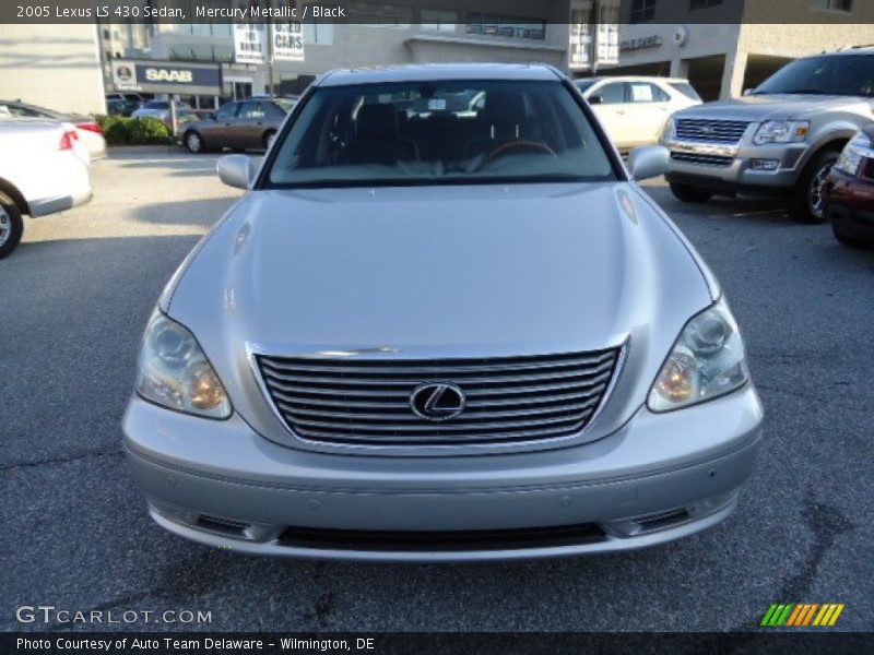 Mercury Metallic / Black 2005 Lexus LS 430 Sedan