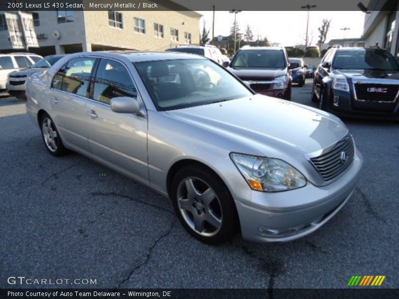 Mercury Metallic / Black 2005 Lexus LS 430 Sedan
