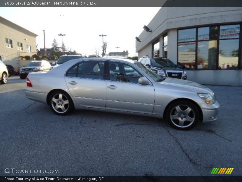 Mercury Metallic / Black 2005 Lexus LS 430 Sedan