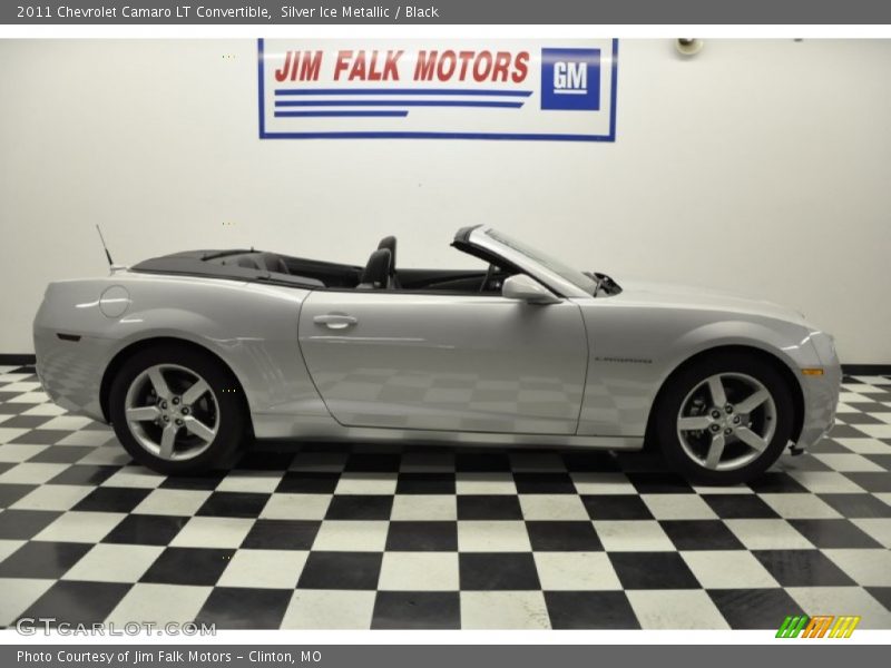 Silver Ice Metallic / Black 2011 Chevrolet Camaro LT Convertible