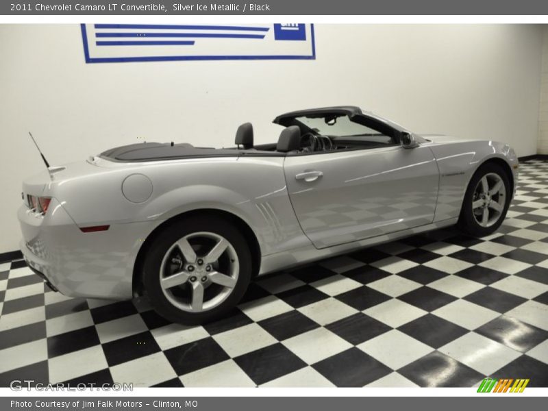 Silver Ice Metallic / Black 2011 Chevrolet Camaro LT Convertible