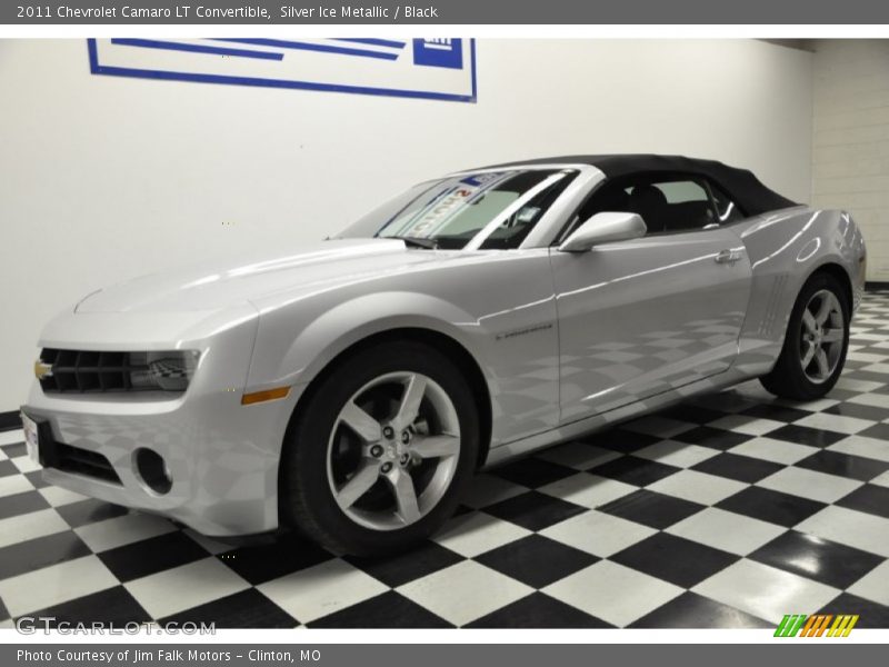 Silver Ice Metallic / Black 2011 Chevrolet Camaro LT Convertible