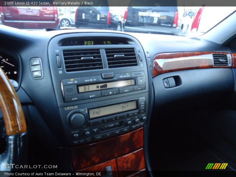 Mercury Metallic / Black 2005 Lexus LS 430 Sedan