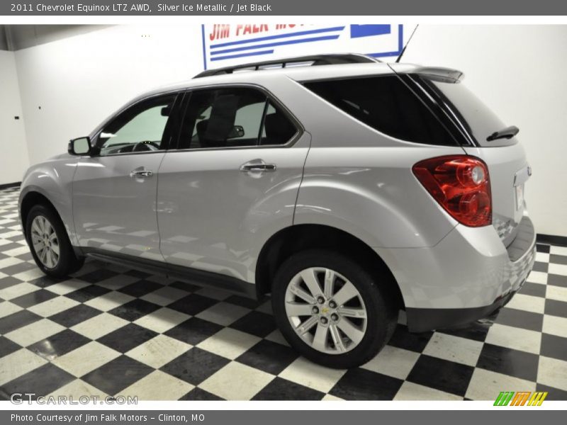 Silver Ice Metallic / Jet Black 2011 Chevrolet Equinox LTZ AWD