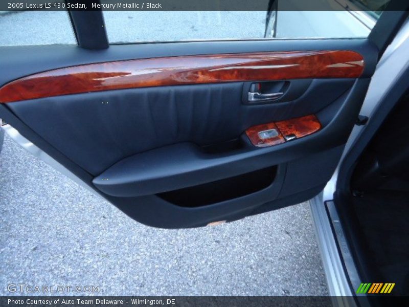 Mercury Metallic / Black 2005 Lexus LS 430 Sedan