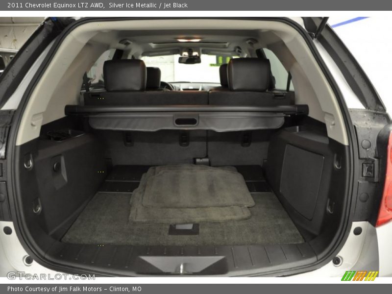 Silver Ice Metallic / Jet Black 2011 Chevrolet Equinox LTZ AWD