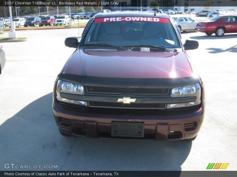 Bordeaux Red Metallic / Light Gray 2007 Chevrolet TrailBlazer LS