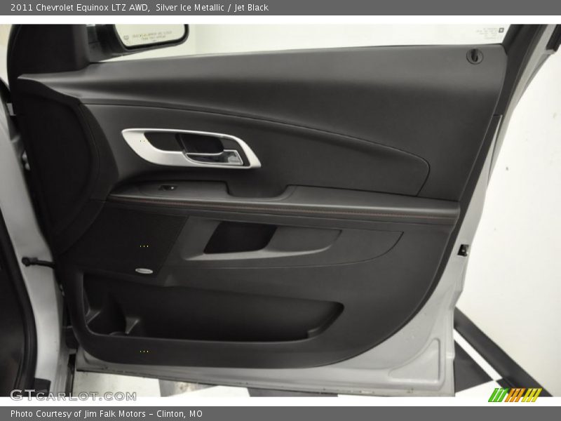 Silver Ice Metallic / Jet Black 2011 Chevrolet Equinox LTZ AWD