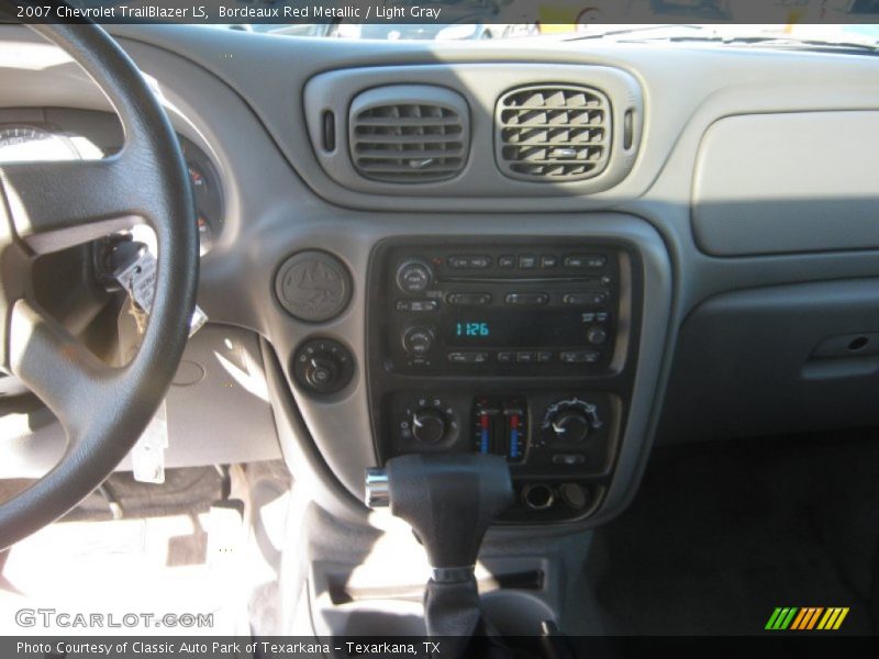 Bordeaux Red Metallic / Light Gray 2007 Chevrolet TrailBlazer LS