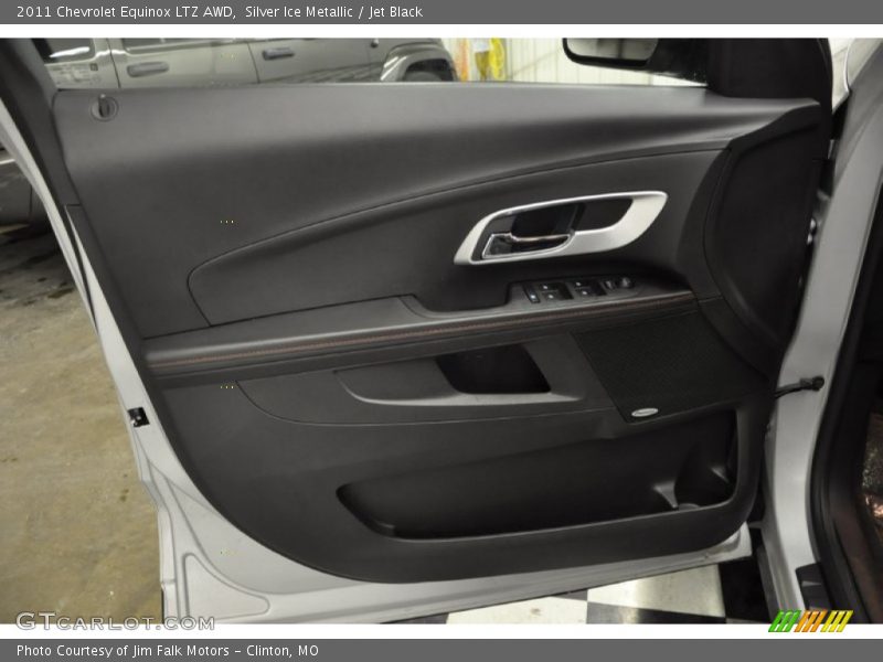 Silver Ice Metallic / Jet Black 2011 Chevrolet Equinox LTZ AWD