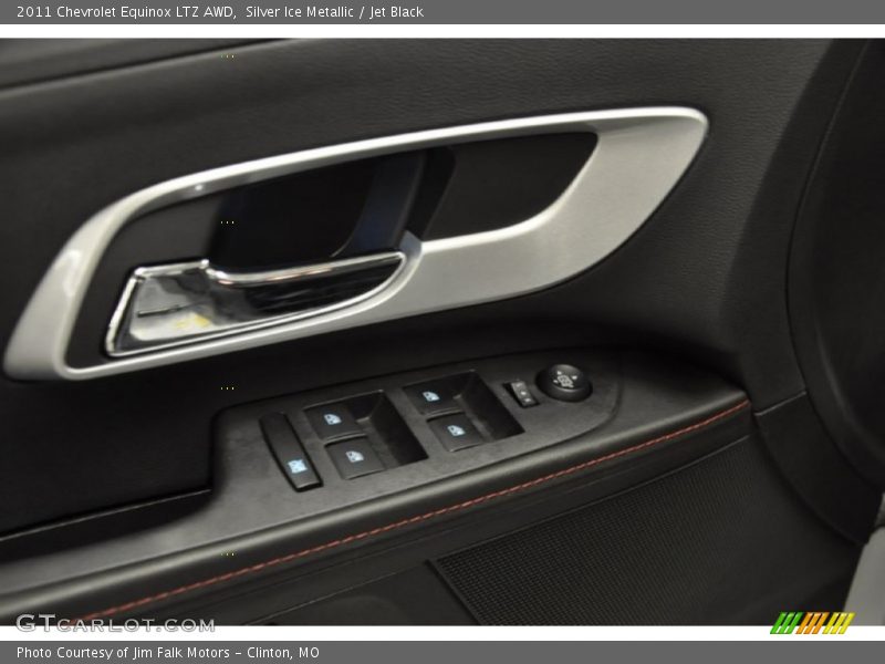 Silver Ice Metallic / Jet Black 2011 Chevrolet Equinox LTZ AWD