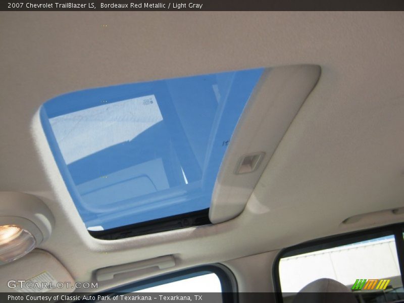 Bordeaux Red Metallic / Light Gray 2007 Chevrolet TrailBlazer LS