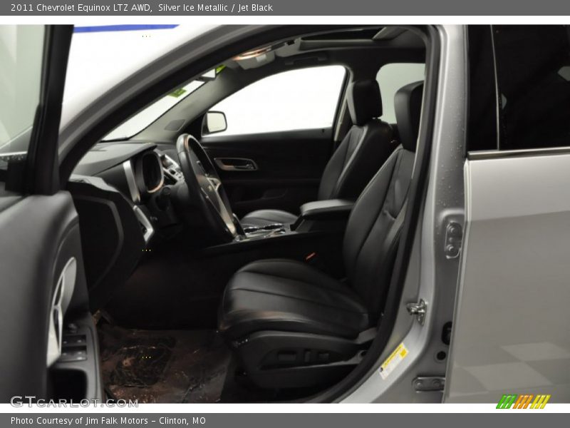 Silver Ice Metallic / Jet Black 2011 Chevrolet Equinox LTZ AWD