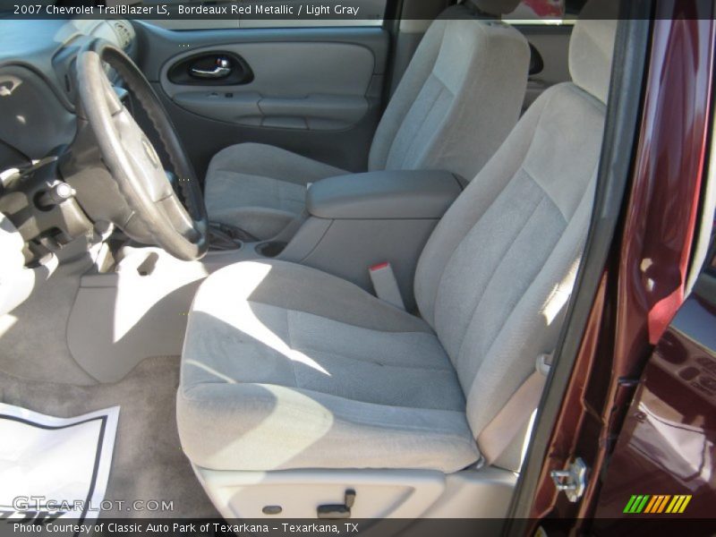 Bordeaux Red Metallic / Light Gray 2007 Chevrolet TrailBlazer LS