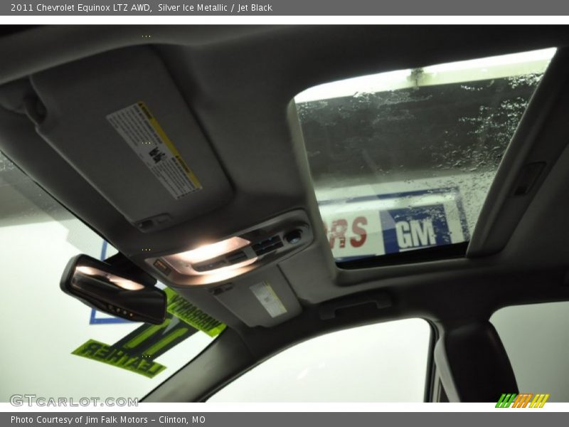 Silver Ice Metallic / Jet Black 2011 Chevrolet Equinox LTZ AWD