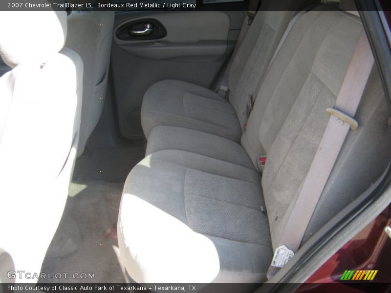 Bordeaux Red Metallic / Light Gray 2007 Chevrolet TrailBlazer LS