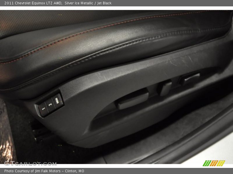 Silver Ice Metallic / Jet Black 2011 Chevrolet Equinox LTZ AWD