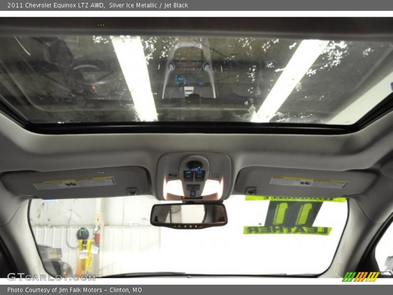 Silver Ice Metallic / Jet Black 2011 Chevrolet Equinox LTZ AWD