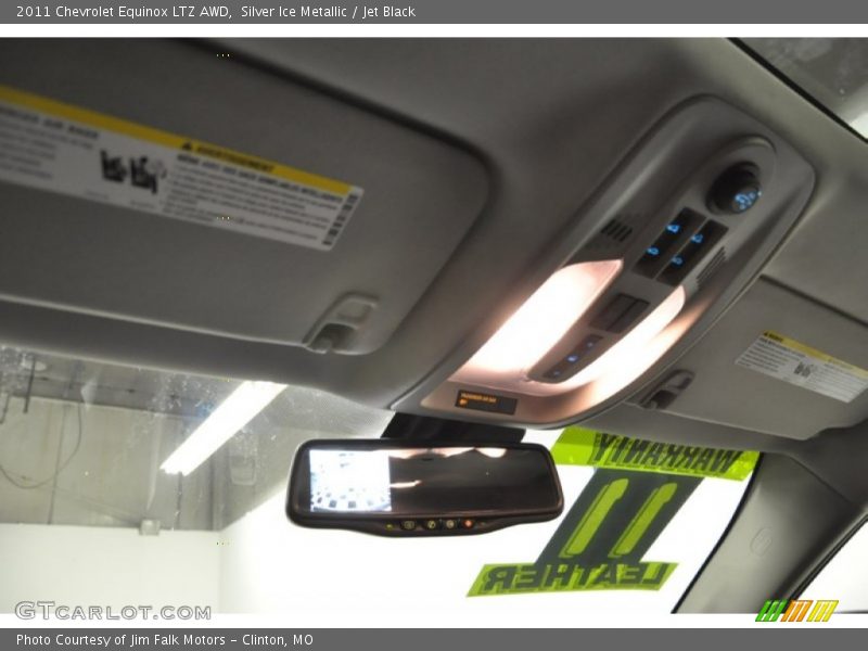 Silver Ice Metallic / Jet Black 2011 Chevrolet Equinox LTZ AWD