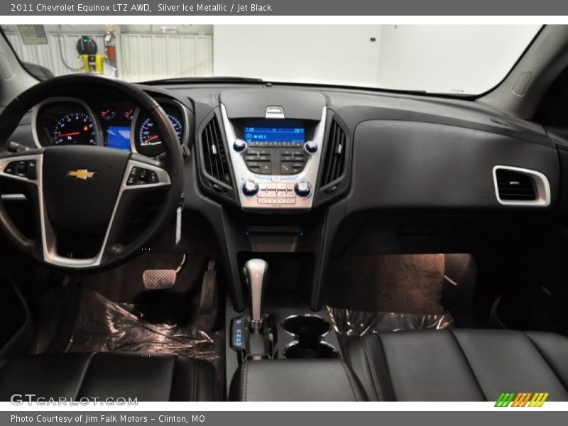 Silver Ice Metallic / Jet Black 2011 Chevrolet Equinox LTZ AWD