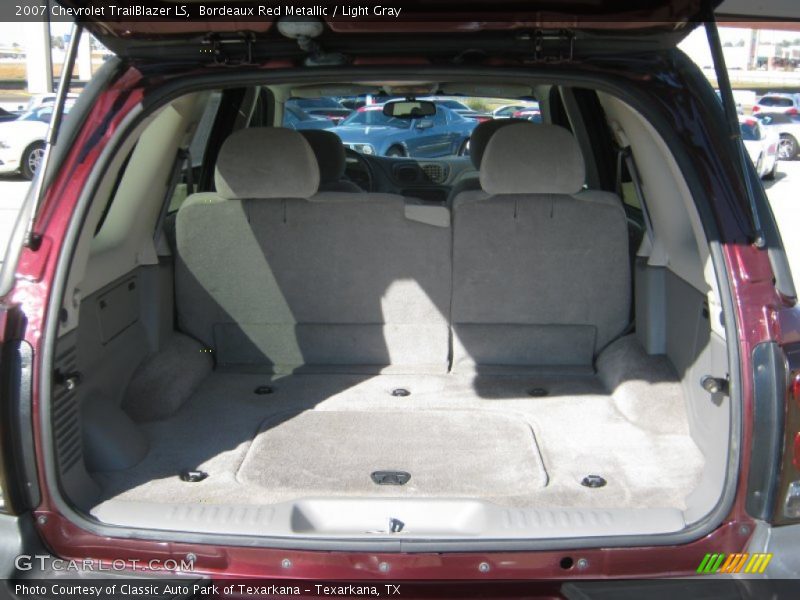 Bordeaux Red Metallic / Light Gray 2007 Chevrolet TrailBlazer LS