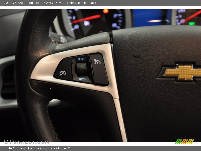 Silver Ice Metallic / Jet Black 2011 Chevrolet Equinox LTZ AWD