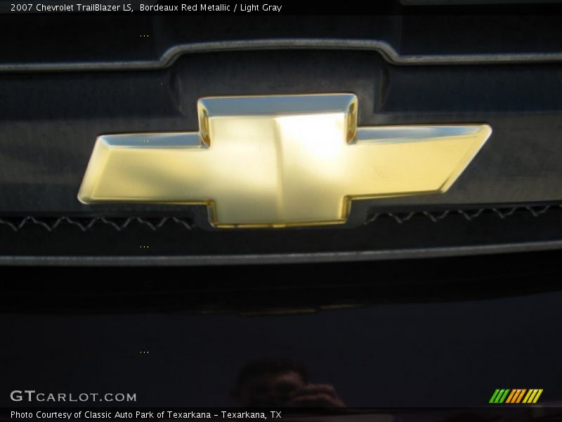 Bordeaux Red Metallic / Light Gray 2007 Chevrolet TrailBlazer LS