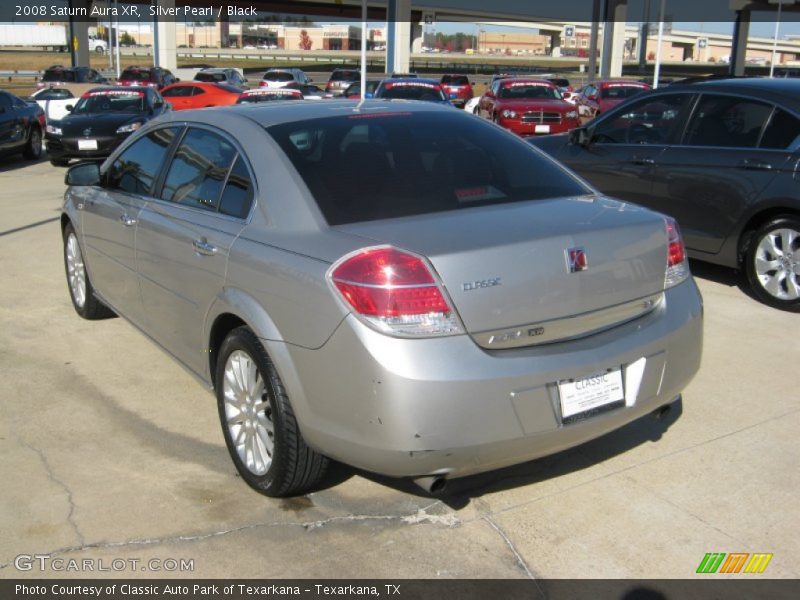 Silver Pearl / Black 2008 Saturn Aura XR