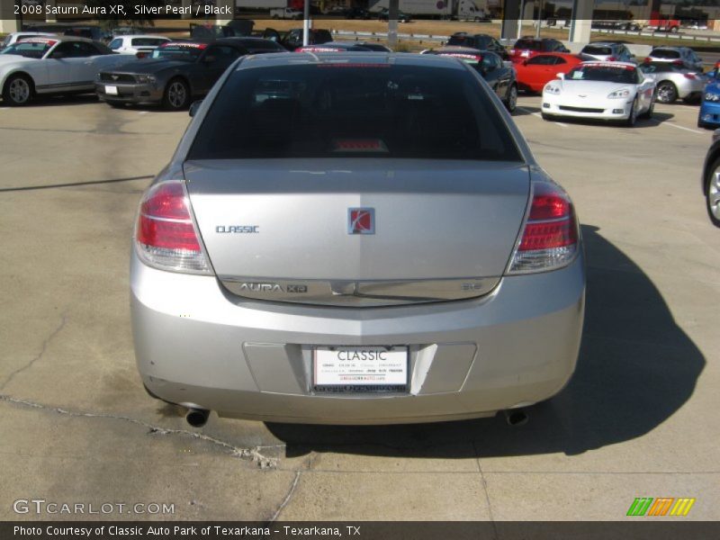 Silver Pearl / Black 2008 Saturn Aura XR