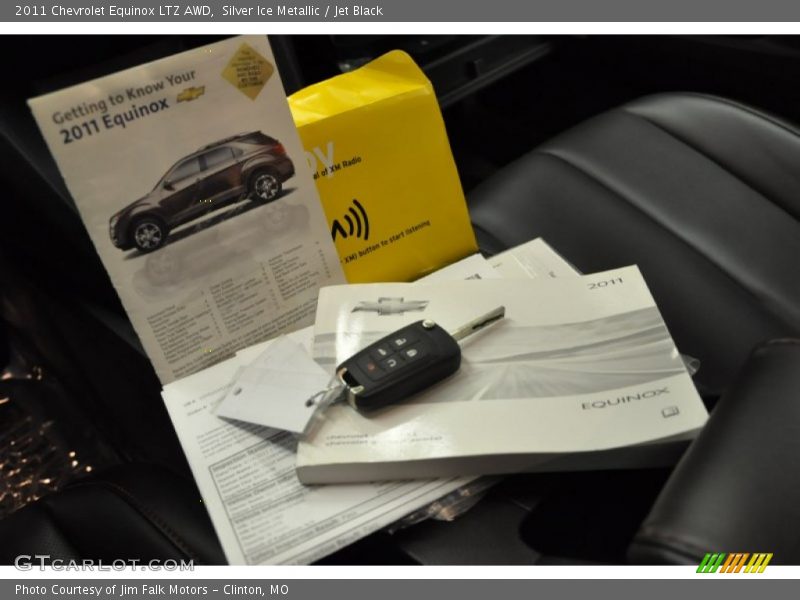 Silver Ice Metallic / Jet Black 2011 Chevrolet Equinox LTZ AWD