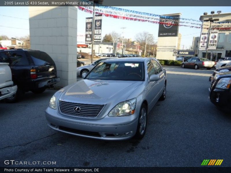 Mercury Metallic / Black 2005 Lexus LS 430 Sedan