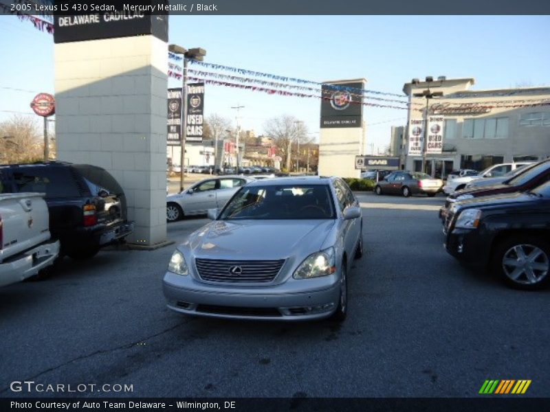 Mercury Metallic / Black 2005 Lexus LS 430 Sedan