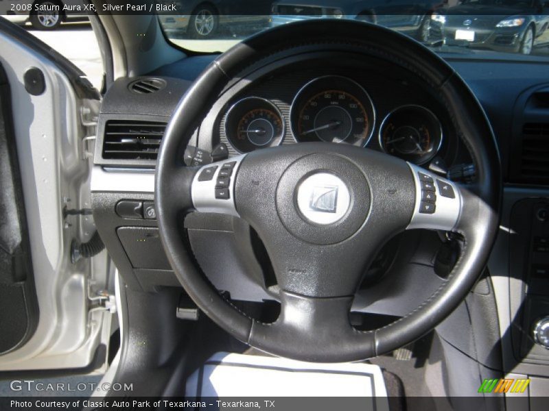 Silver Pearl / Black 2008 Saturn Aura XR
