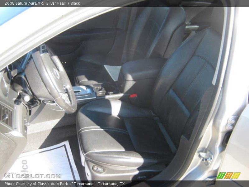 Silver Pearl / Black 2008 Saturn Aura XR