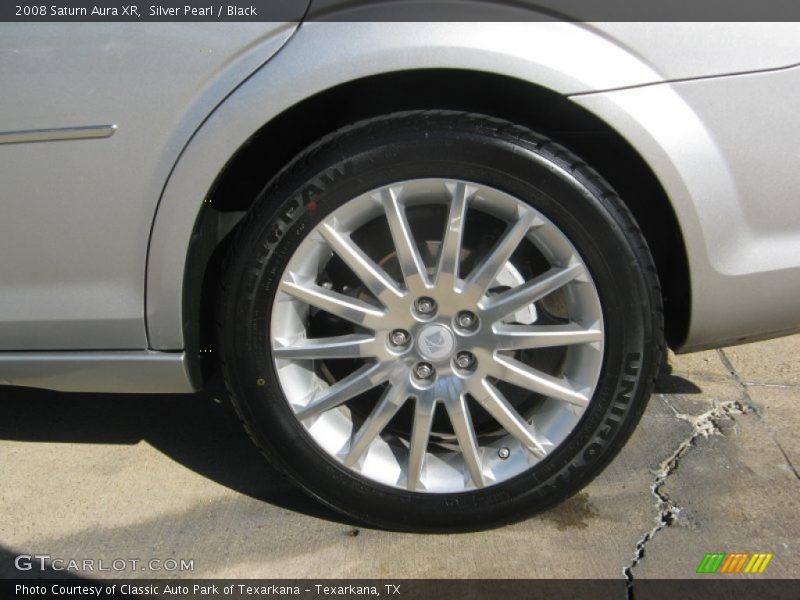 Silver Pearl / Black 2008 Saturn Aura XR