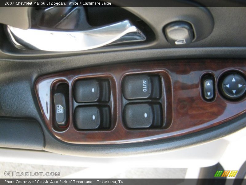 White / Cashmere Beige 2007 Chevrolet Malibu LTZ Sedan