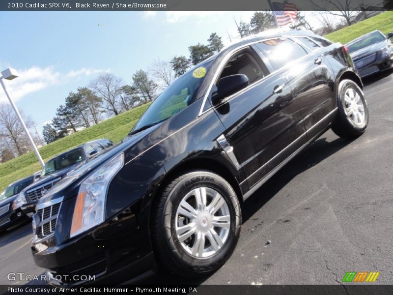 Black Raven / Shale/Brownstone 2010 Cadillac SRX V6
