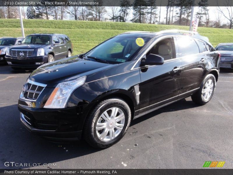 Black Raven / Shale/Brownstone 2010 Cadillac SRX V6