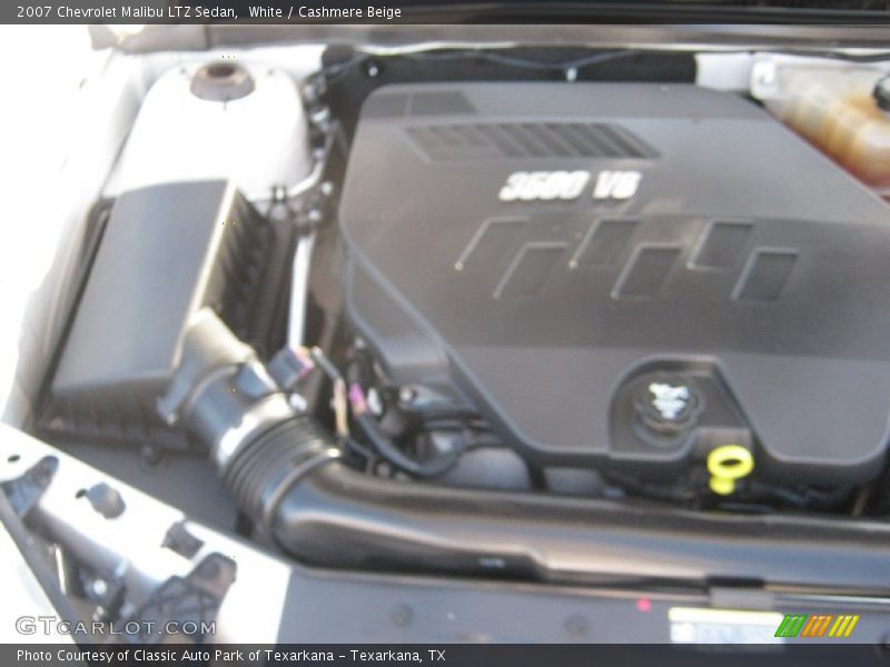 White / Cashmere Beige 2007 Chevrolet Malibu LTZ Sedan