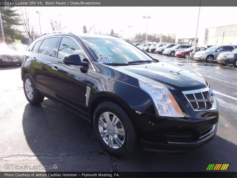 Black Raven / Shale/Brownstone 2010 Cadillac SRX V6