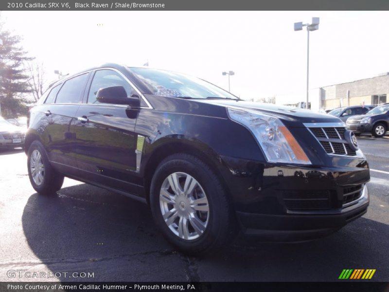 Black Raven / Shale/Brownstone 2010 Cadillac SRX V6