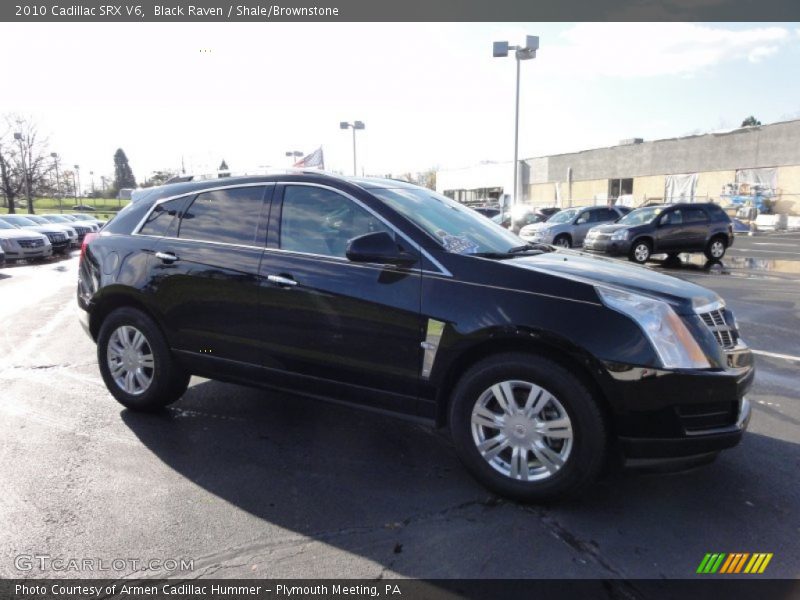 Black Raven / Shale/Brownstone 2010 Cadillac SRX V6