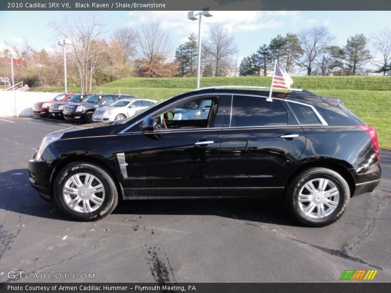 Black Raven / Shale/Brownstone 2010 Cadillac SRX V6