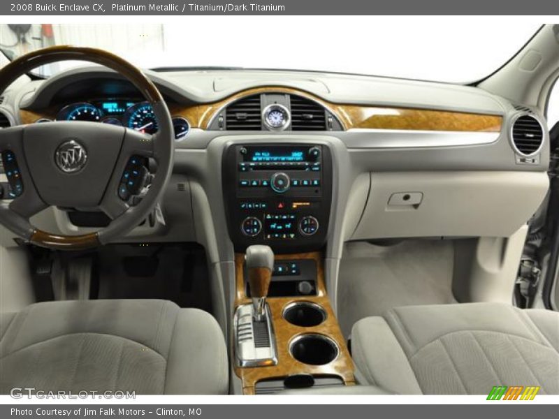 Dashboard of 2008 Enclave CX