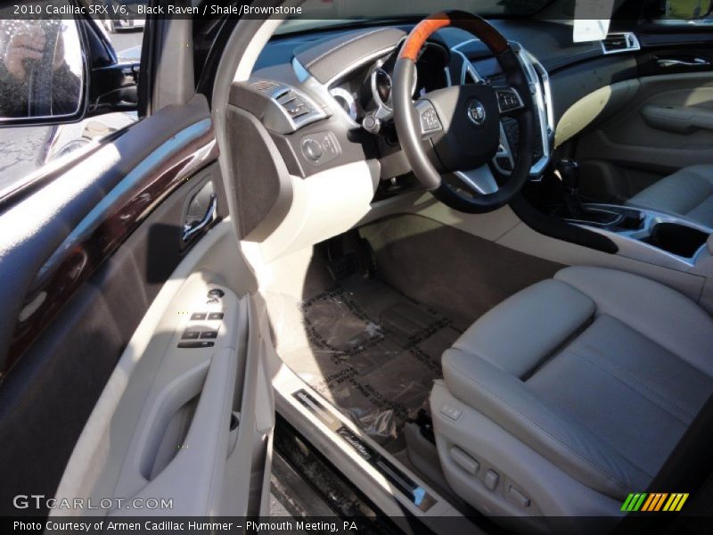 Black Raven / Shale/Brownstone 2010 Cadillac SRX V6