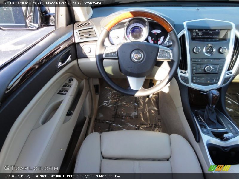 Black Raven / Shale/Brownstone 2010 Cadillac SRX V6