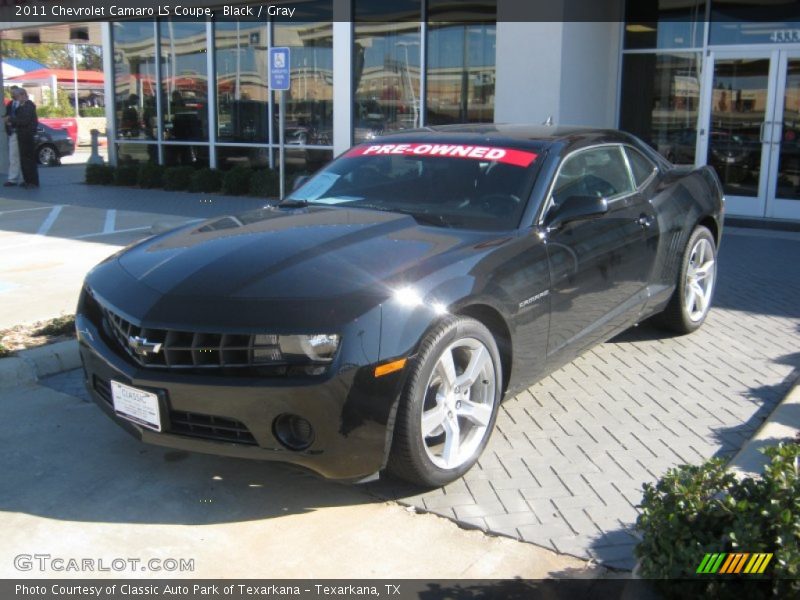Black / Gray 2011 Chevrolet Camaro LS Coupe
