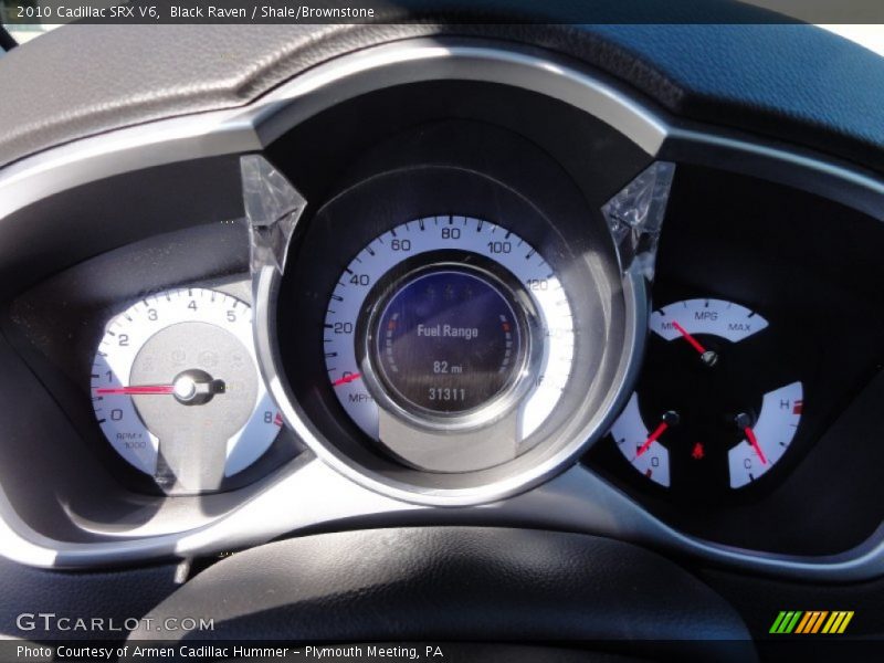 Black Raven / Shale/Brownstone 2010 Cadillac SRX V6